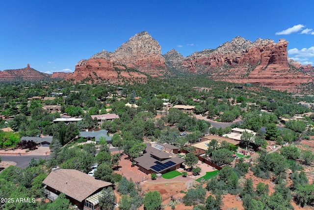view of mountain background