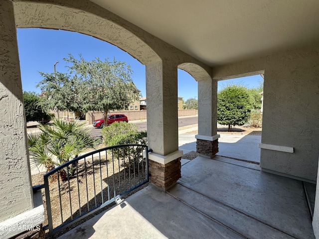 view of patio / terrace with covered porch