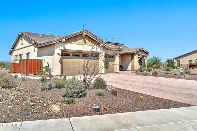 ranch-style house with a garage