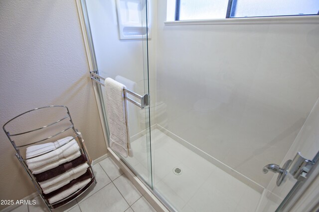 2635 N 62nd St, Mesa, AZ 85215 - full bathroom with a shower stall and tile patterned floors