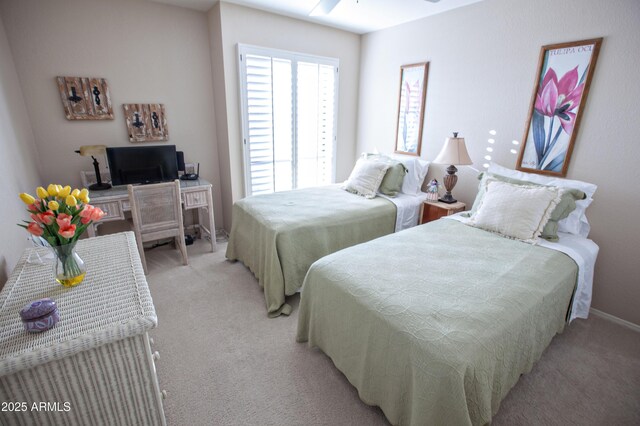 2635 N 62nd St, Mesa, AZ 85215 - bedroom with baseboards and light carpet