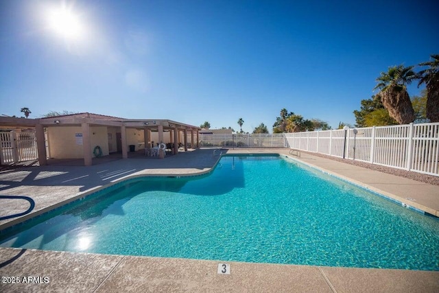 2635 N 62nd St, Mesa, AZ 85215 - community pool with a patio and fence