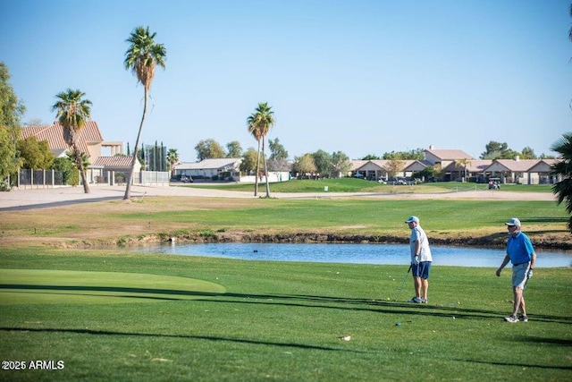 2635 N 62nd St, Mesa, AZ 85215 - surrounding community featuring a yard, a water view, a gazebo, view of golf course, and a residential view