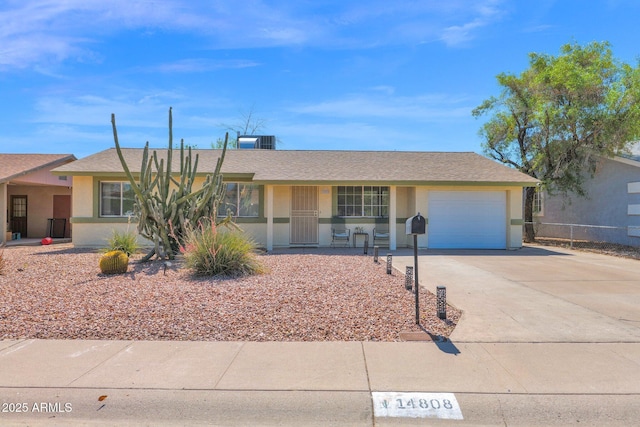 14808 N 37th Way, Phoenix, AZ 85032 - single story home featuring an attached garage, concrete driveway, and stucco siding