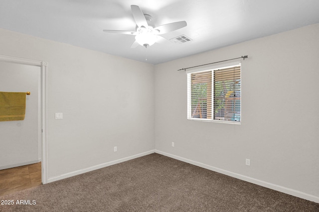 14808 N 37th Way, Phoenix, AZ 85032 - carpeted empty room featuring a ceiling fan and baseboards