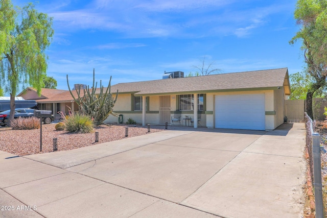 14808 N 37th Way, Phoenix, AZ 85032 - single story home featuring a garage, concrete driveway, and stucco siding