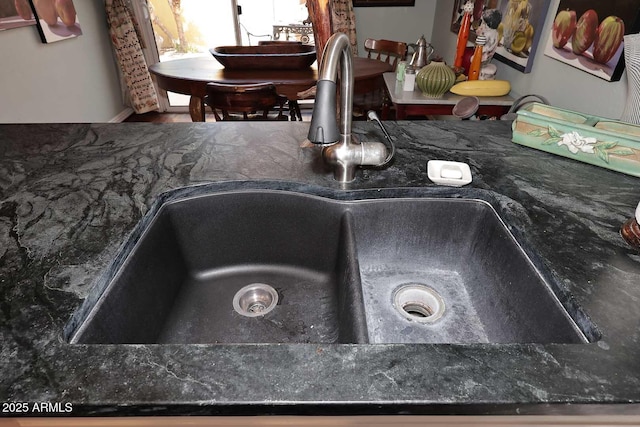 4317 N 70th St, Scottsdale, AZ 85251 - kitchen view of a sink and dark stone counters