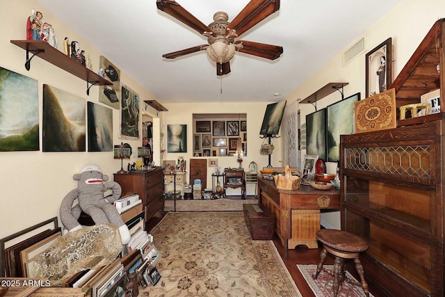 4317 N 70th St, Scottsdale, AZ 85251 - home office with ceiling fan