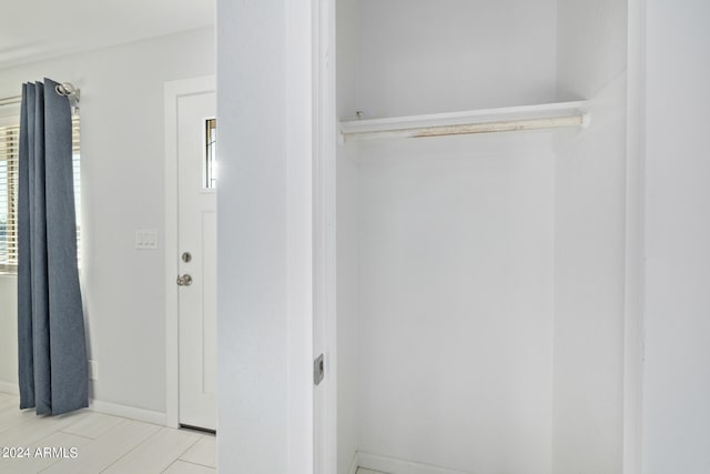 view of closet