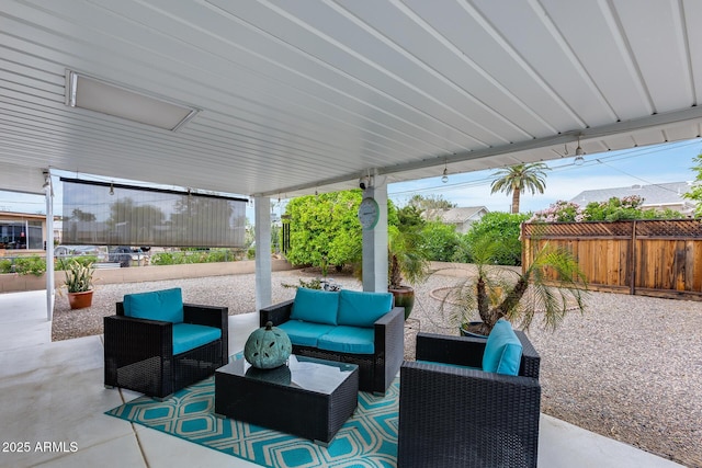 9928 W Hope Cir N, Sun City, AZ 85351 - view of patio featuring an outdoor living space