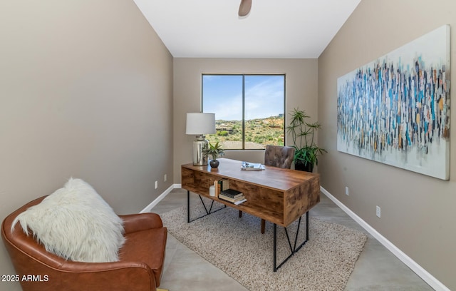 16255 E Ridgeline Dr, Fountain Hills, AZ 85268 - office space with baseboards and finished concrete floors