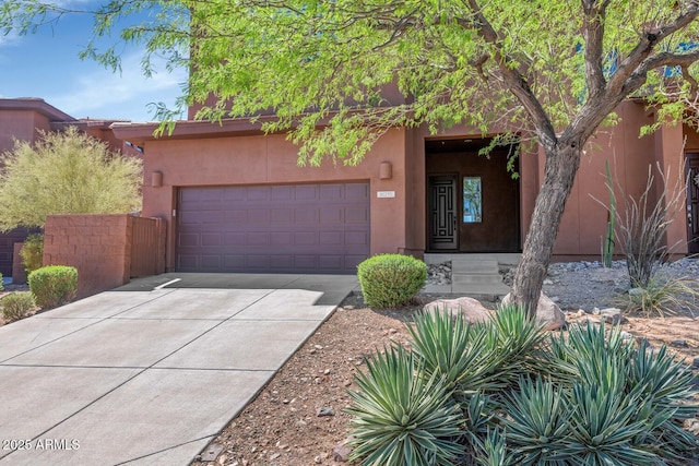 16255 E Ridgeline Dr, Fountain Hills, AZ 85268 - adobe home featuring driveway, stucco siding, and an attached garage