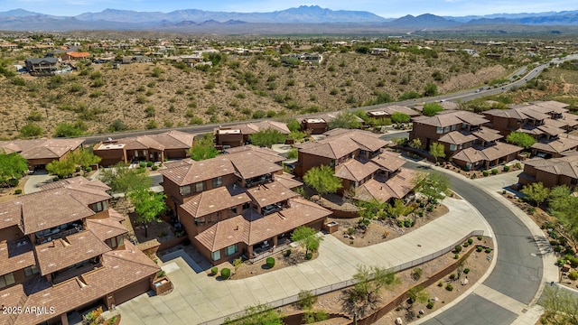 16255 E Ridgeline Dr, Fountain Hills, AZ 85268 - drone / aerial view featuring a residential view and a mountain view
