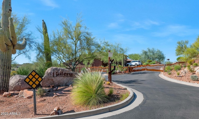 16255 E Ridgeline Dr, Fountain Hills, AZ 85268 - view of street with a gated entry and curbs