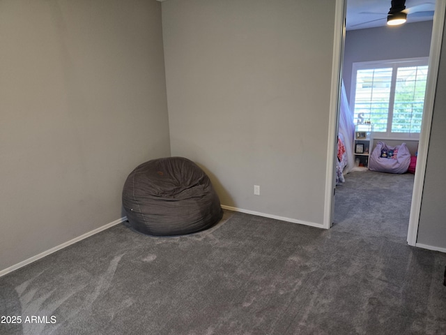 2316 N Crestwood Dr, Florence, AZ 85132 - interior space with a ceiling fan and baseboards