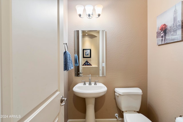 bathroom featuring toilet