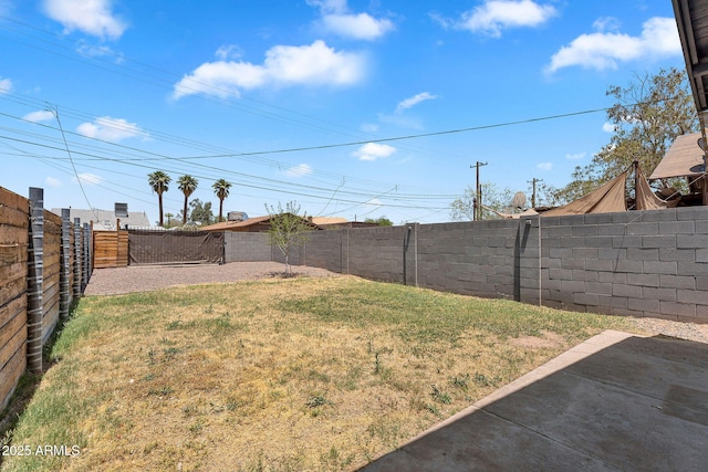 1306 E Fillmore St, Phoenix, AZ 85006 - view of yard with a patio area