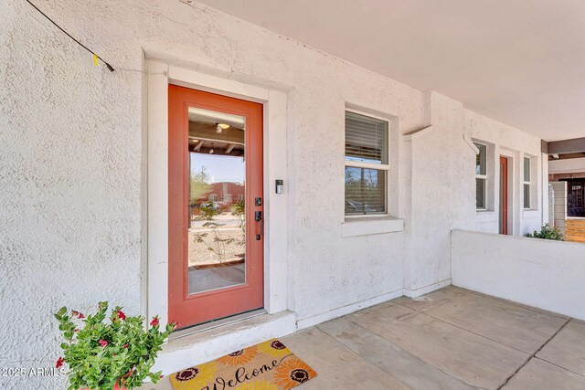 1306 E Fillmore St, Phoenix, AZ 85006 - doorway to property featuring stucco siding