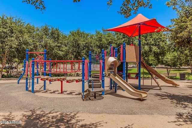 view of communal playground