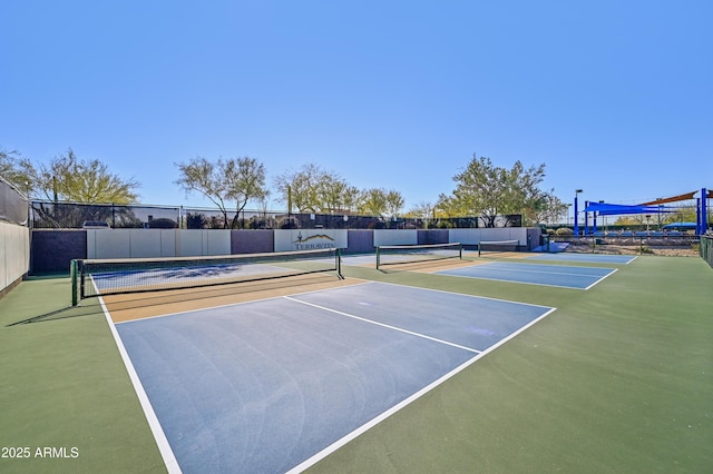 view of sport court