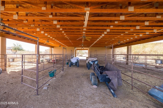 view of stable