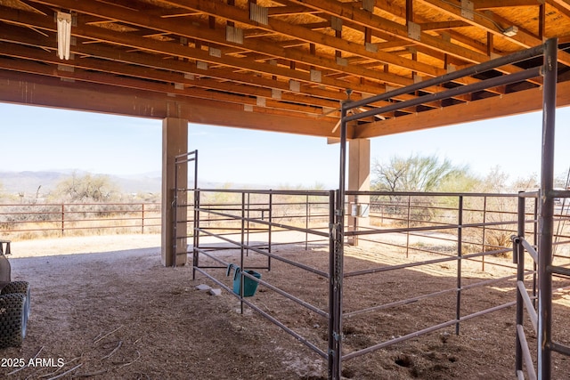 view of stable