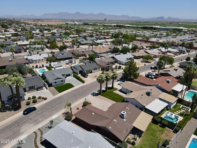 8713 E Sage Dr, Scottsdale, AZ 85250 - aerial perspective of suburban area featuring a mountainous background