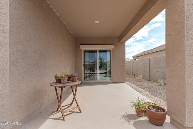 view of patio