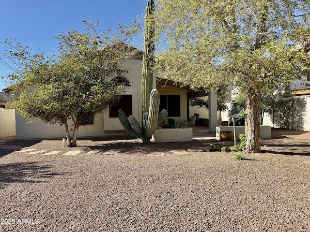 4643 E Cherry Hills Dr, Chandler, AZ 85249 - back of property featuring a patio area and stucco siding