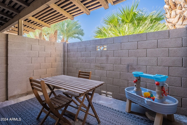 view of patio