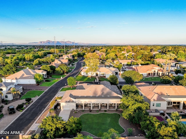 view of aerial view