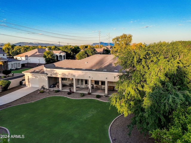 view of drone / aerial view