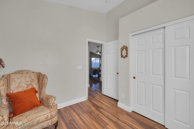 7405 W Elwood St, Phoenix, AZ 85043 - living area with wood finished floors and baseboards