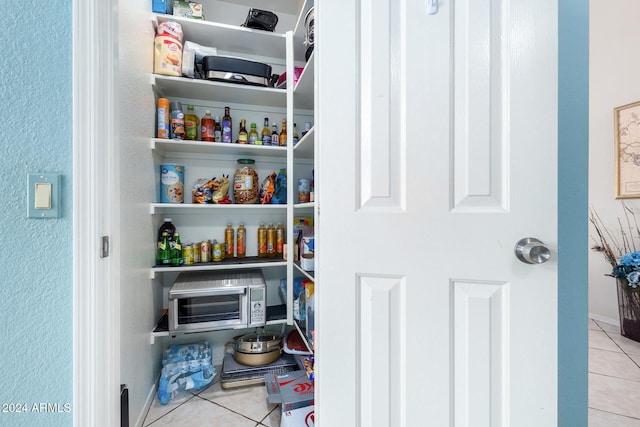 view of pantry