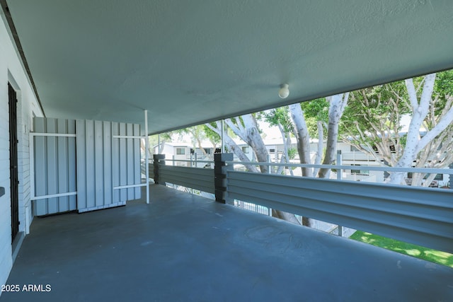view of patio / terrace featuring a balcony