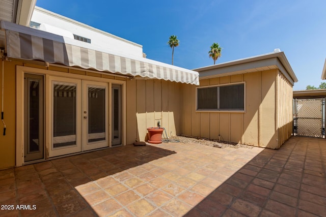 8328 E Chaparral Rd, Scottsdale, AZ 85250 - view of patio / terrace with french doors