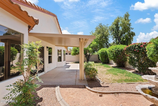 732 W Sagebrush St, Gilbert, AZ 85233 - fenced backyard featuring a patio