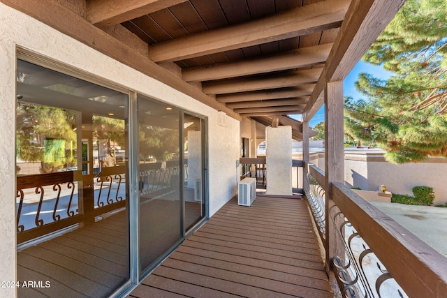 7385 E Pleasant Run, Scottsdale, AZ 85258 - view of deck