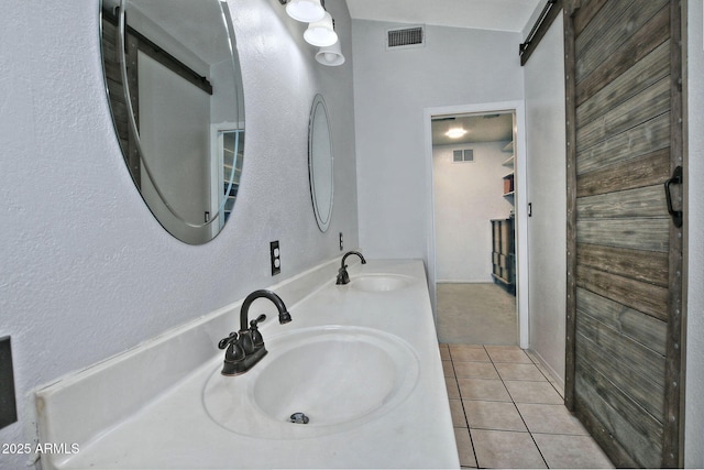 927 N Somerset Cir, Mesa, AZ 85205 - bathroom with tile patterned floors and double vanity
