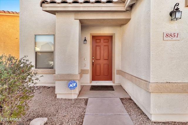 view of entrance to property