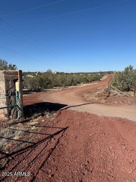 view of road