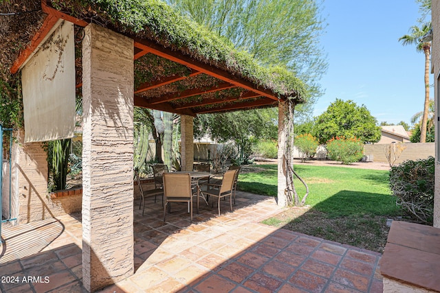 view of patio