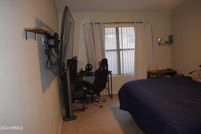 bedroom featuring carpet flooring