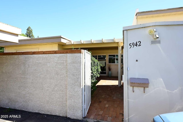 view of entrance to property