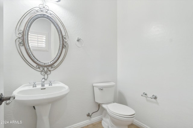 bathroom with toilet