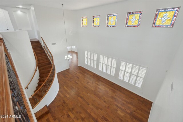 interior space featuring hardwood / wood-style flooring