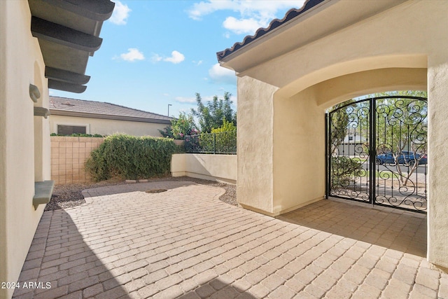 view of patio