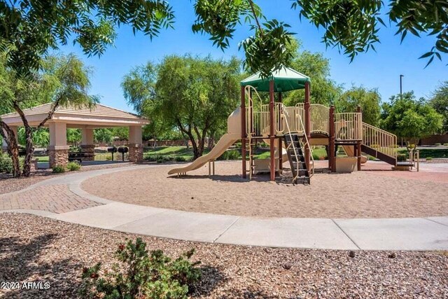 view of jungle gym