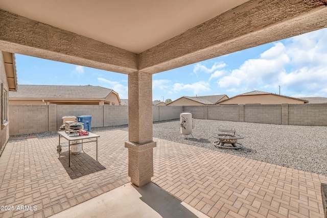 25787 W Allen St, Buckeye, AZ 85326 - fenced backyard featuring a patio