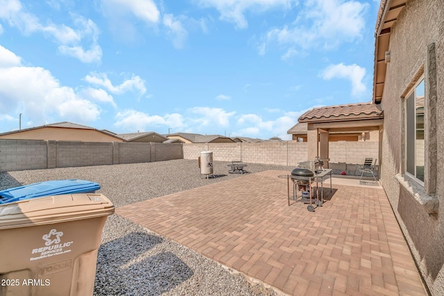 25787 W Allen St, Buckeye, AZ 85326 - fenced backyard featuring a patio